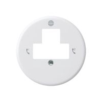 Frontscheibe basico für Rückführdose 2 DSL weiss