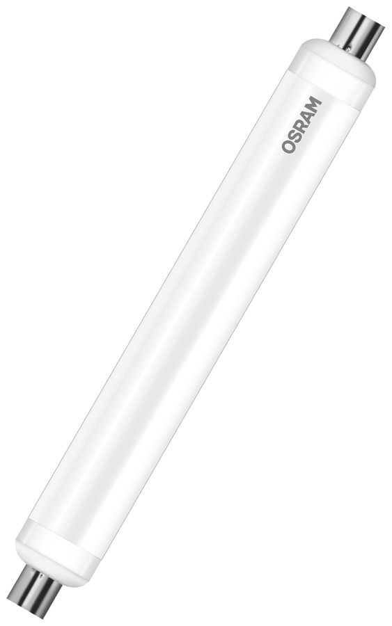 Lampe LED OSRAM Line S19 9W 830lm 827 Ø38×310mm mat 140°