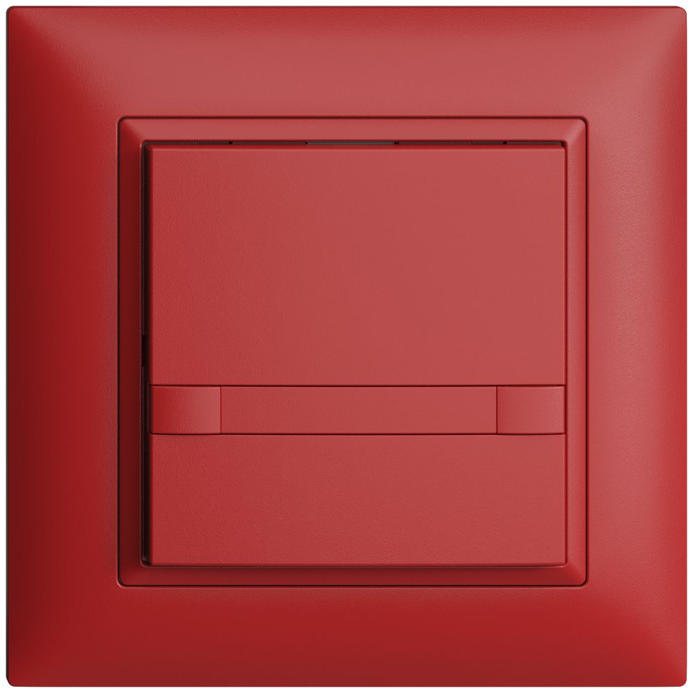 Poussoir ENC KNX 1× EDIZIOdue colore berry RGB sans LED avec insert papier