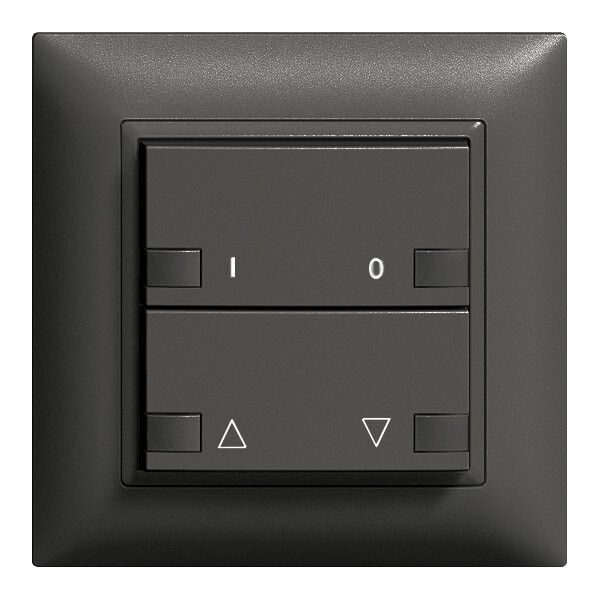 Frontset ON-OFF Motor 2K/2T ZEP EDIZIOdue schwarz