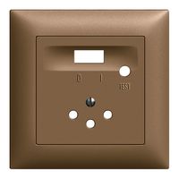 Frontset EDIZIOdue coffee 88×88mm T12 FI