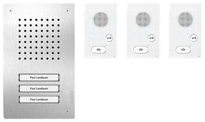 UP-Audio-Set Siedle, Bus-System Classic, 3 Ruftasten