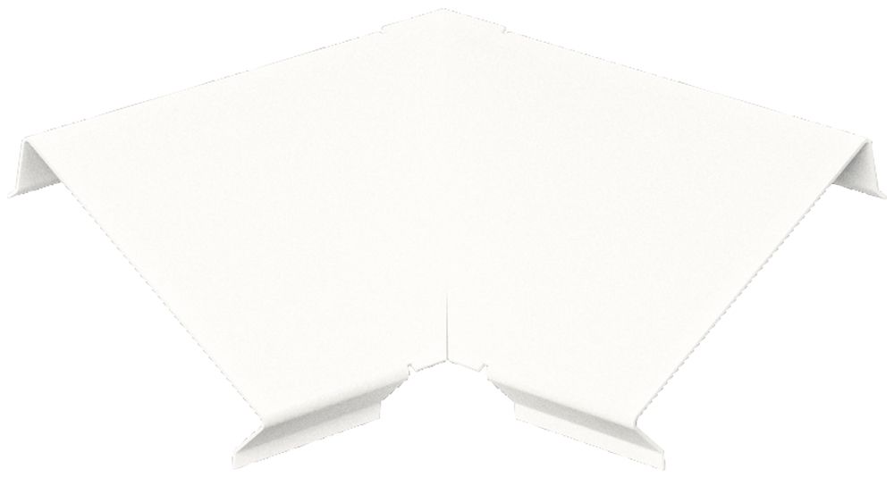 Couvercle pour angle plat up/down tehalit EK 115110, blanc trafic