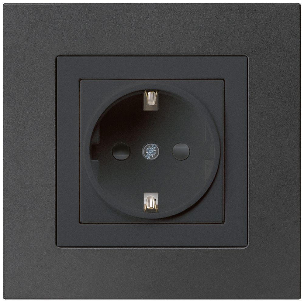 UP-Steckdose kallysto.pro Schuko schwarz