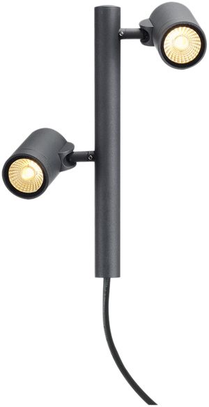 LED-Spotleuchte SLV HELIA, 16W 900lm 3000K IP55 anthrazit