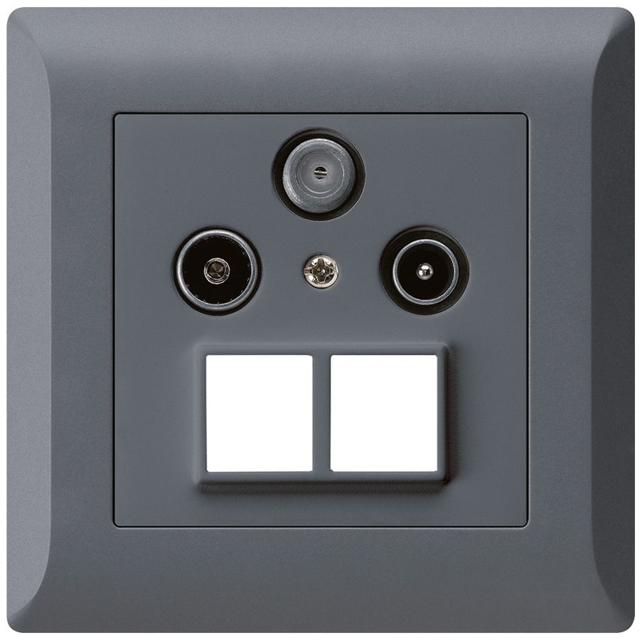 UP-Antennendose R/TV/SAT HMS kallysto.line anthrazit