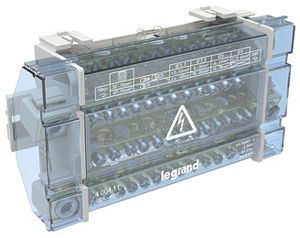 Bloc de bornes Legrand, 4 pôles, 160A, 14 bornes