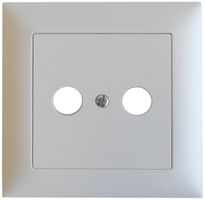 Frontset zu 2-Loch-Steckdose Edue