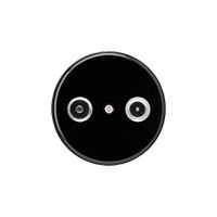 Antennendose basico TV-R Bauart A 23dB 2GHz schwarz