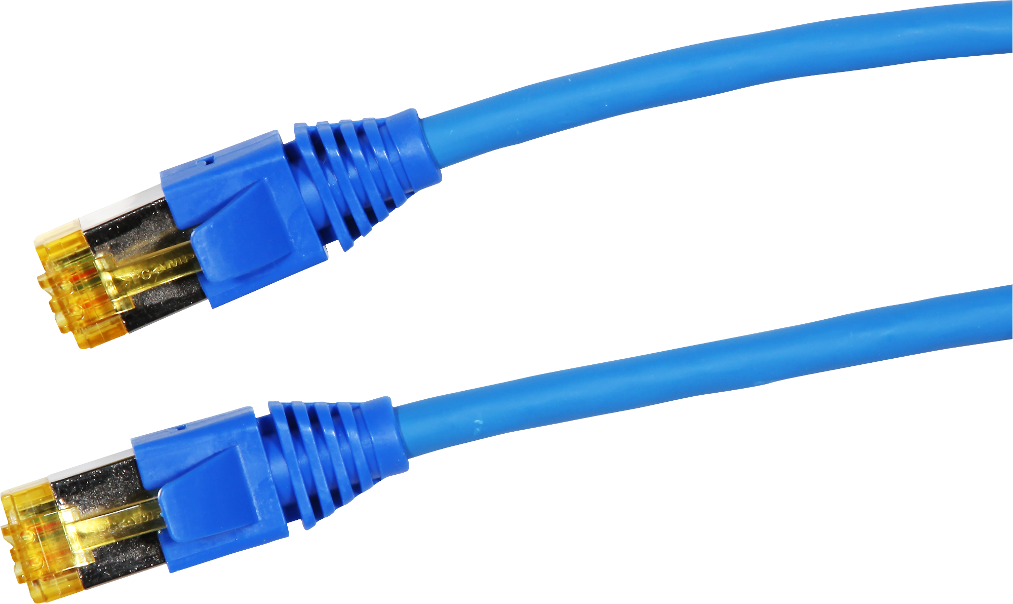 Patchkabel RJ45 0.5m bl S/FTP Kat. 6A HF