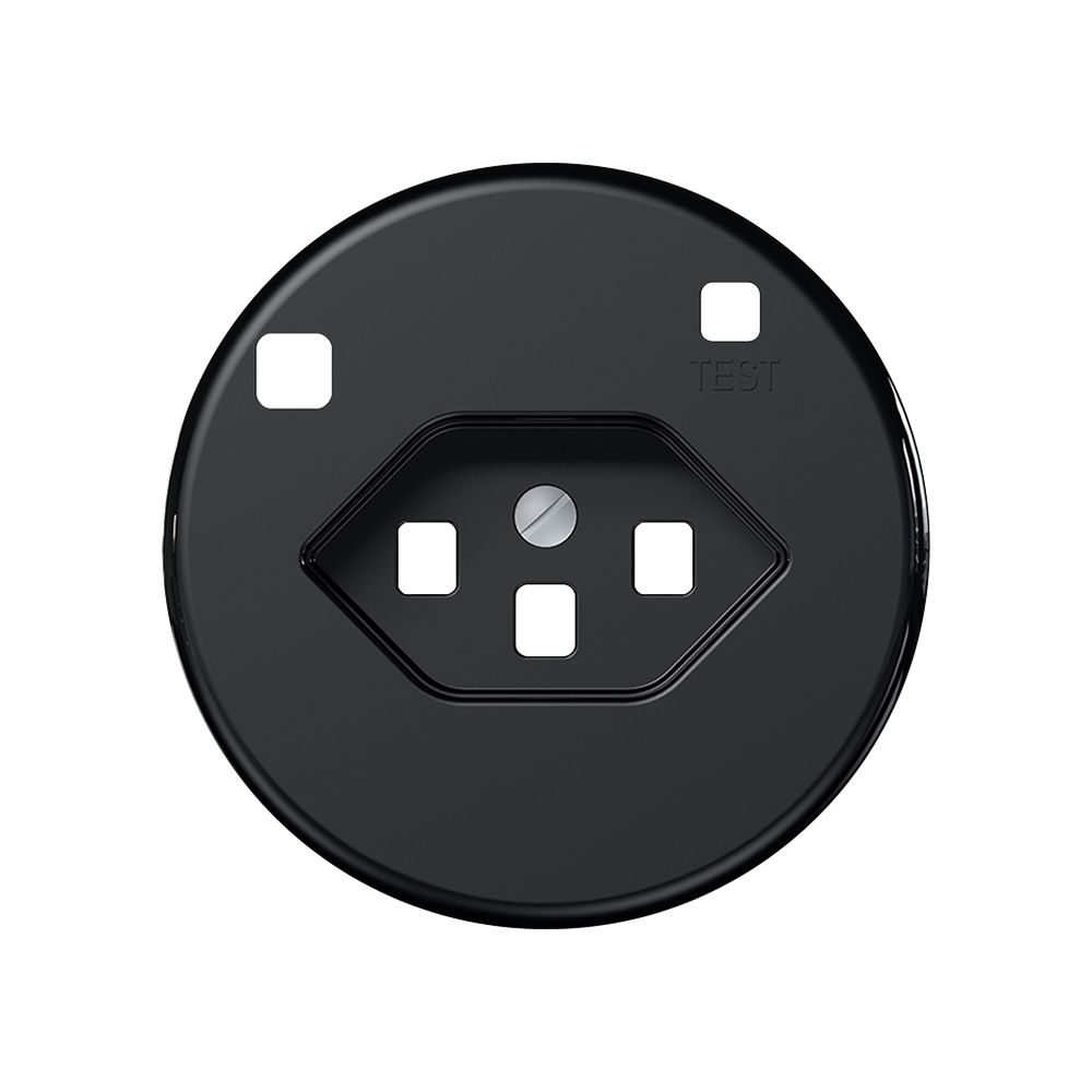 Frontset CLASSIC Z/E zu FI-Steckdose T23 schwarz