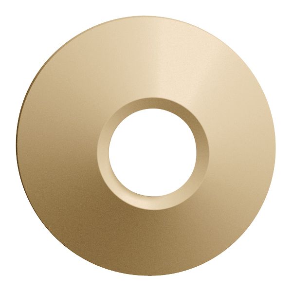 Capot frontal rond EDIZIOdue sand pour détecteur de mouv.PIRI 360°