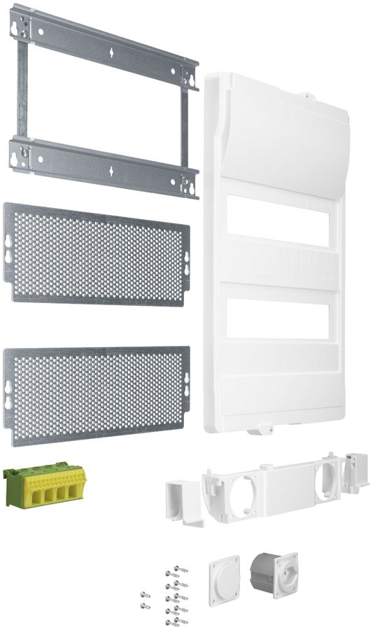 Kit de montage Hager volta Hybrid Suisse 2-rangées