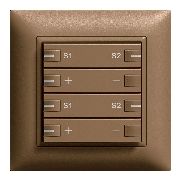 Variateur ENC ZEP 2c/4t stat c/sec. scène LED EDIZIOdue coffee