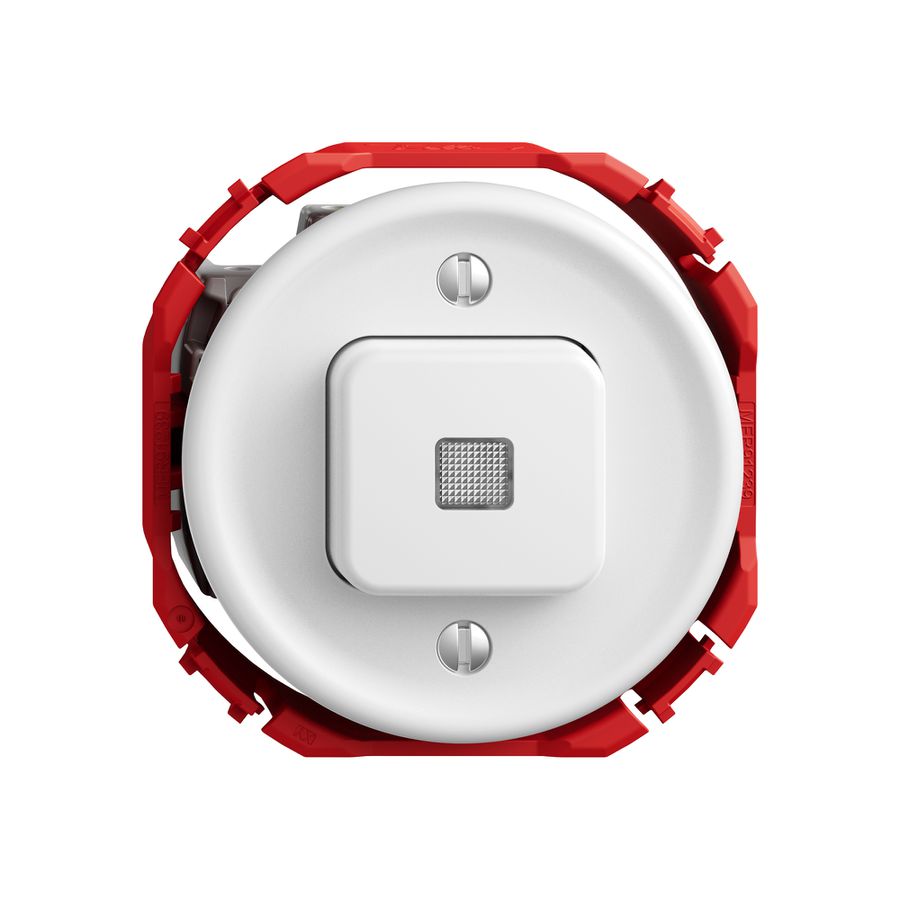 Leuchtdruckschalter STANDARDdue SNAPFIX® 3/1L Frontlinse LS gelb ws