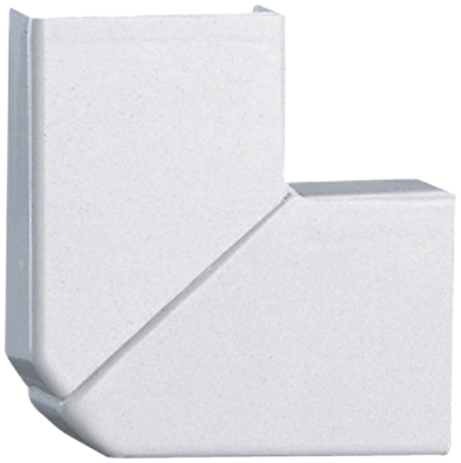 Angle plat DLPlus 40×12.5 blanc