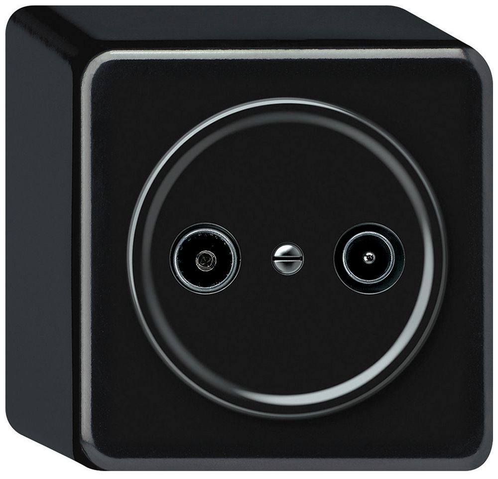 AP-Antennendose TV-R origin Enddose 10.5dB 2.7dB schwarz