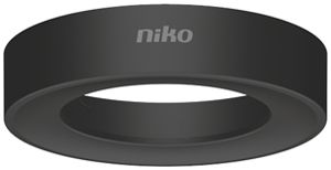 Dekorring für Minimelder P34MR, schwarz