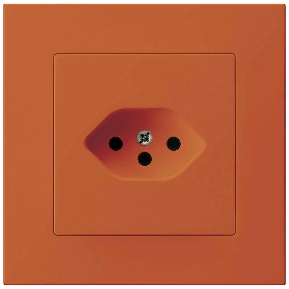 UP-Steckdose Hager KPR, 1×T13, 10A 250V, orange