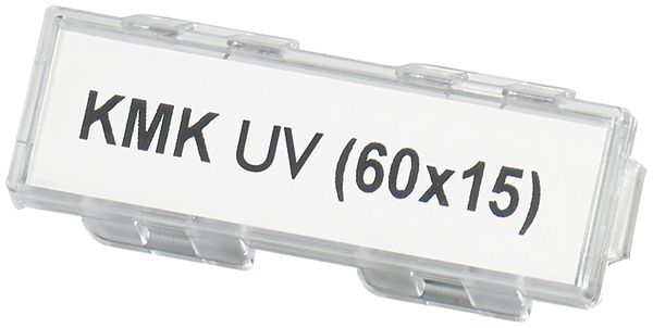 Marqueur de câble PX KMK UV Ø9mm 60×15mm transparent