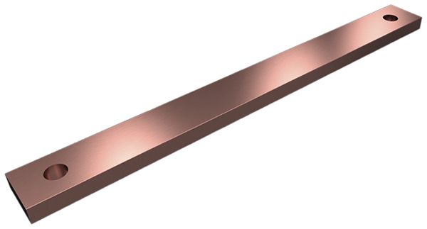 Conduttore piatto Rittal SV 9686.534 rame E-Cu 300×30×10mm 2pz