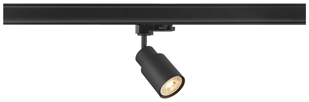 Spot SLV PURI 2.0 Tube GU10 1×6W REG AD3PH Ø55mm nero