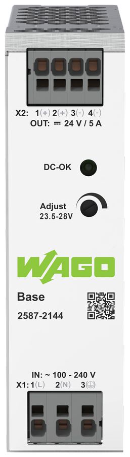 REG-Stromversorgung WAGO 90…264V 23…28V 5A 120W