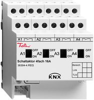 EB-Schaltaktor KNX 4×16A 4TE REG-K FH