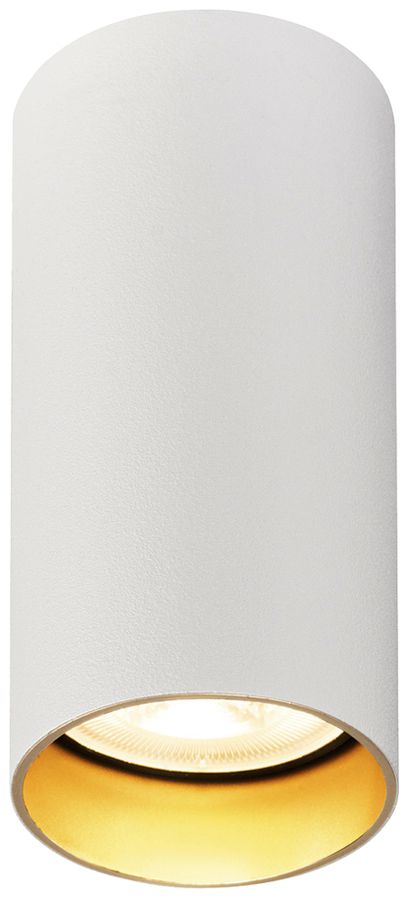 Plafonnier SLV KAMI GU10 1×10W VAR Ø55×120mm blanc/or