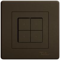 UP-Montageset EDIZIO.liv SNAPFIX® für Storenschalter und -taster m.4 Tasten br