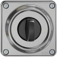 Oberteil ELEMENT SNAPFIX® für Drehschalter mit Drehgriff alu