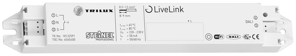 WiFi-Gateway Steinel, für DALI LiveLink-Systeme, mit 1-Kanal-Tasterschnittstelle