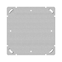 Befestigungsplatte Gr.2×2 137×137mm ohne Bohrung mit 8 Bef.-löchern