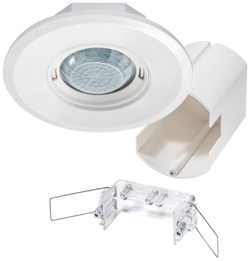 Détecteur de mouvement ENC ESYLUX MD-FLAT-E 360i/8 RW, blanc