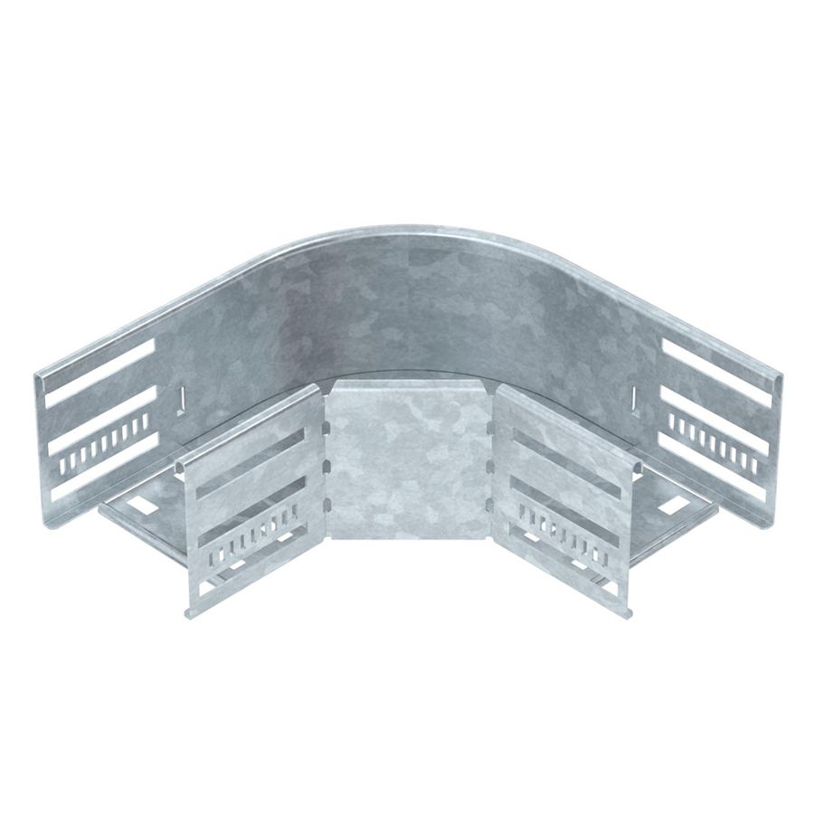 Coude BET RB 90° 85×100mm acier galvanisé à chaud