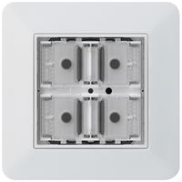 Poussoir KNX ENC KTR p.4×touches 4×points actionnables LED blanc