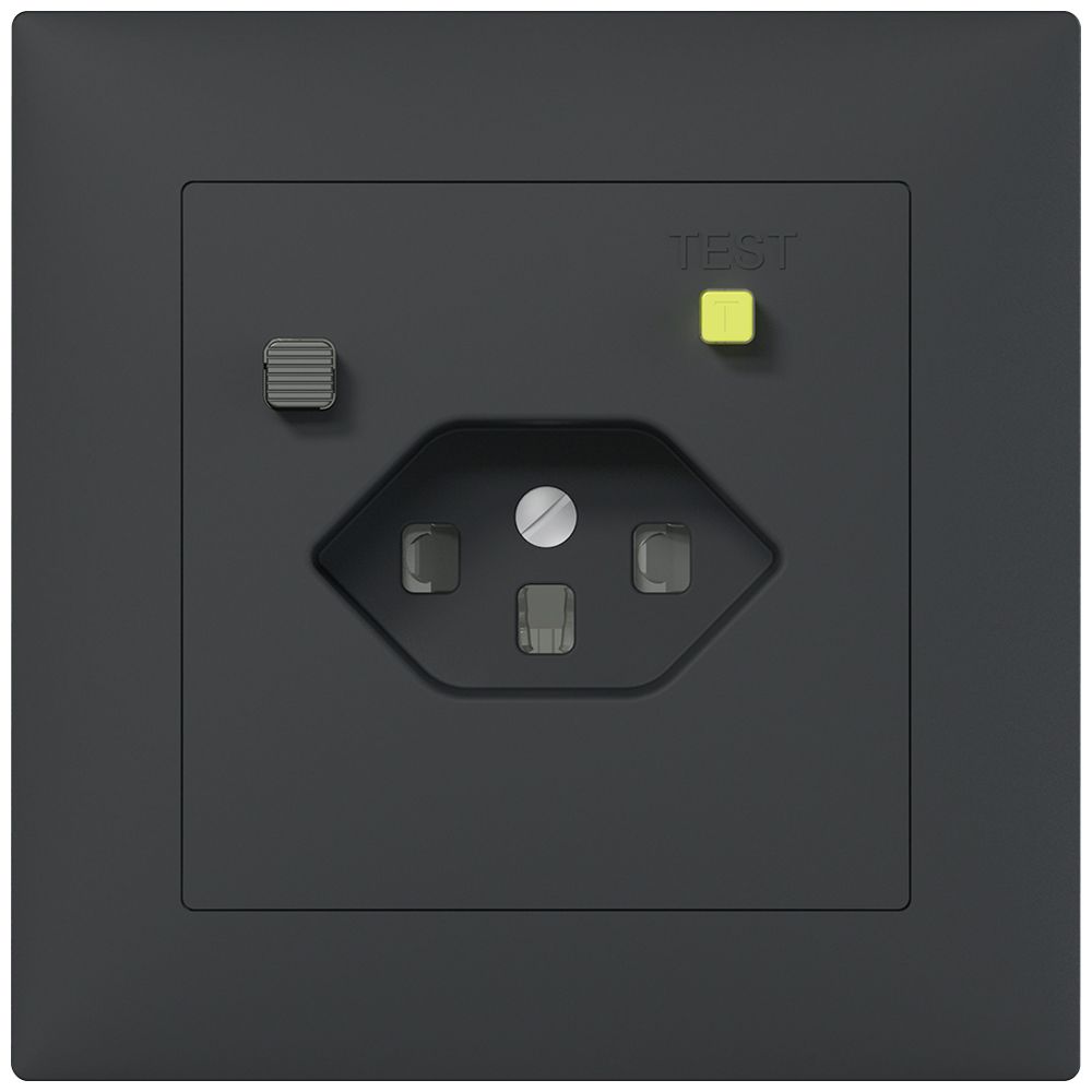 Presa FI INC SIDUS B T23 30mA, shutter, antracite