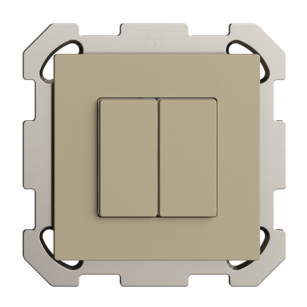 Interrupteur ENC 2K/2T Edue Wiser sand