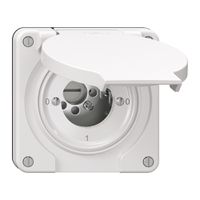 Drehschalter NEVO N.CO 0/1L, ohne Zylinder, KS, 0-1-0-1, weiss