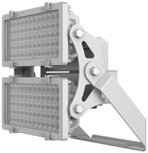LED-Strahler DOTLUX HLFplus 400W 54000lm 840 IP66 60° 1…10V Silber