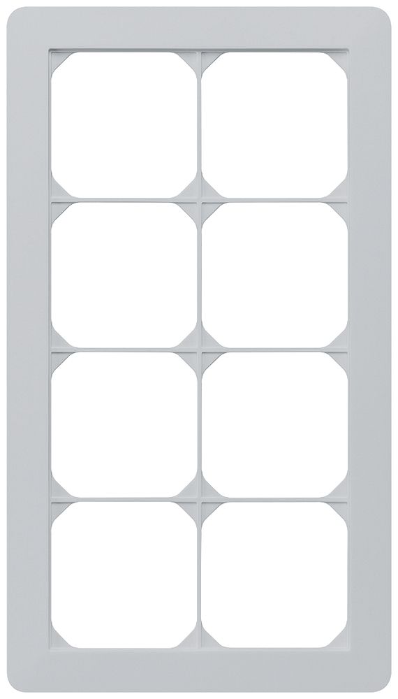 UP-Abdeckrahmen kallysto.trend 4×2 hellgrau 154×274mm
