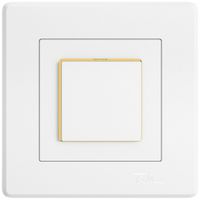 Poussoir ENC EDIZIO.liv SNAPFIX® ARK/1P éclairage latéral jaune bc