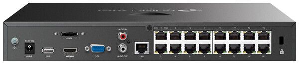 Videoregistratore TP-Link VIGI NVR2016H-16MP 16×V-IN 8MP 16×PoE H.264+/H.265+