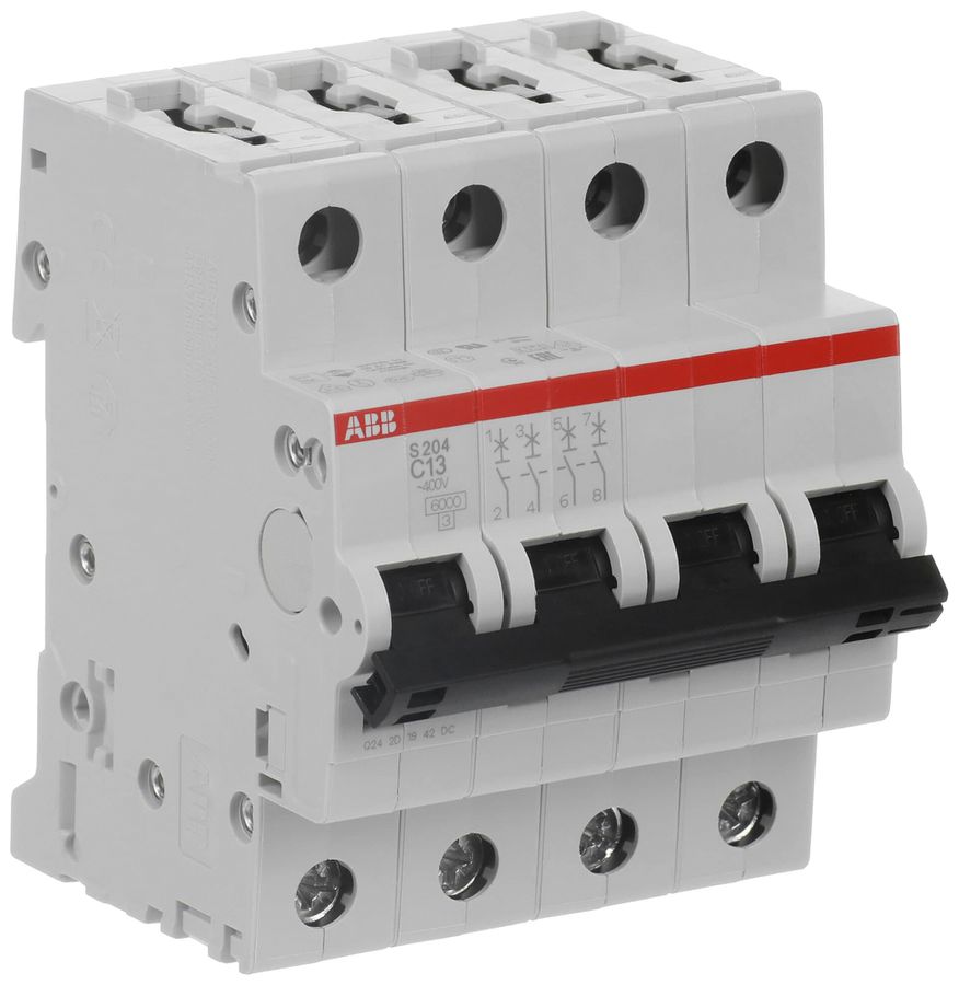 Disjoncteur ABB S204-C13 13A C 6kA
