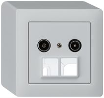 Prise d'antenne AP R/TV HMS kallysto 14dB gris clair