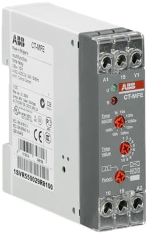 REG Multifunktions-Zeitrelais ABB 0.05s…100h 24…240VAC/DC 1W