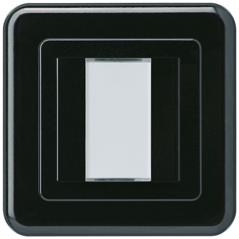 UP-Taster Hager basico C KNX 2-fach schwarz