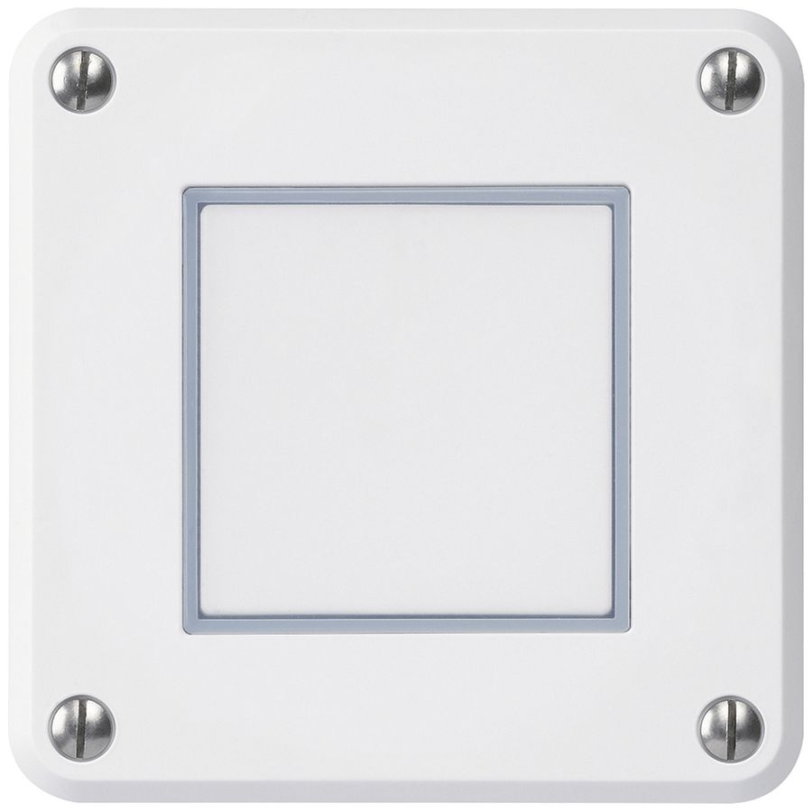 UP-Drucktaster robusto IP55 2P weiss für Kombination