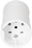 Kupplungssteckdose MH TH T15 3L+N+PE 10A 400/250V horizontal Ø8…12.5mm ws