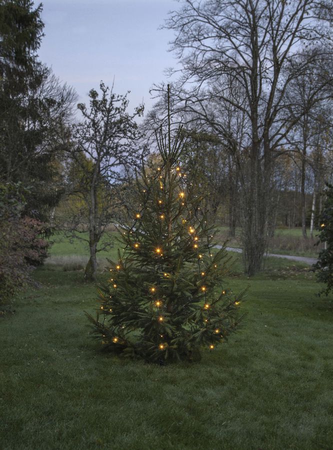 Baum-Lichterkette System 24 Extra, schwarz, 1.8W, 84 LED, 1.8m, warmweiss